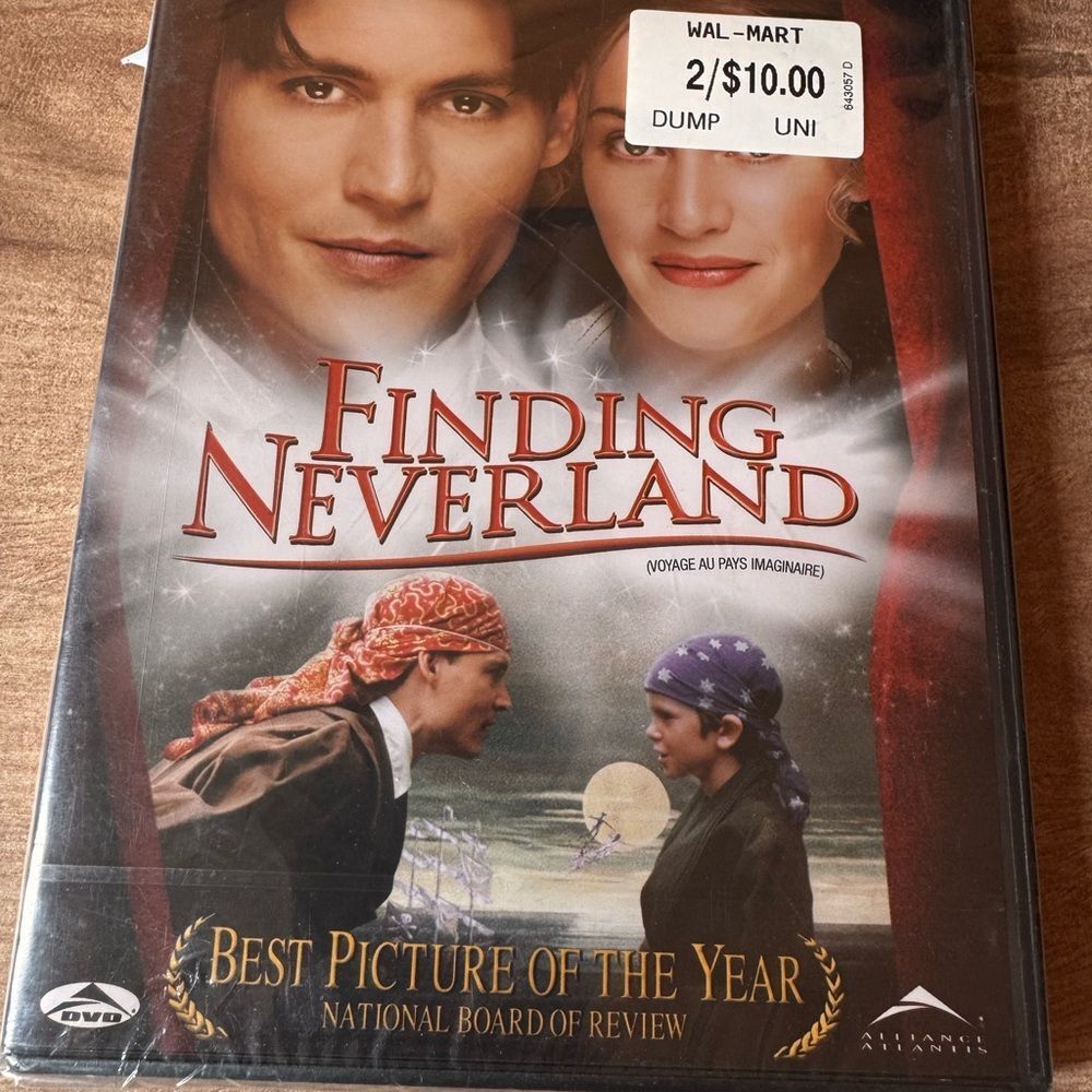 Finding Neverland (DVD, 2005) NEW